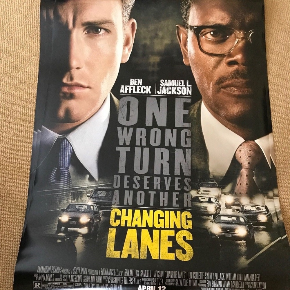 Changing Lanes Movie Poster
